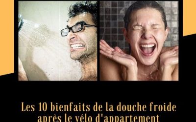 Les bienfaits de la douche froide après le vélo d’appartement