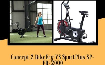 Comparatif vélo : Concept 2 BikeErg et SportPlus SP-FB-2000