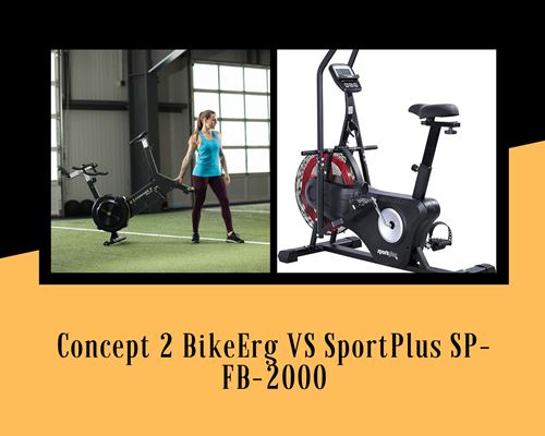 Comparatif vélo : Concept 2 BikeErg et SportPlus SP-FB-2000