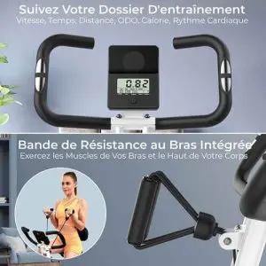 console et bande de resistance velo micyos