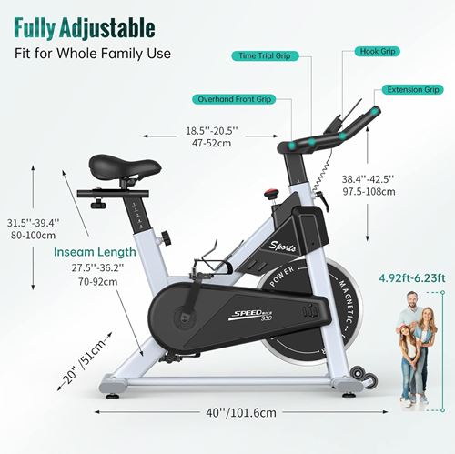 dimension du spinng-speed-bike-s30